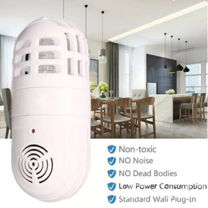 Répulsif antiparasitaire ultrasonique 2en1 et zapper d'insectes piège à lampe électrique