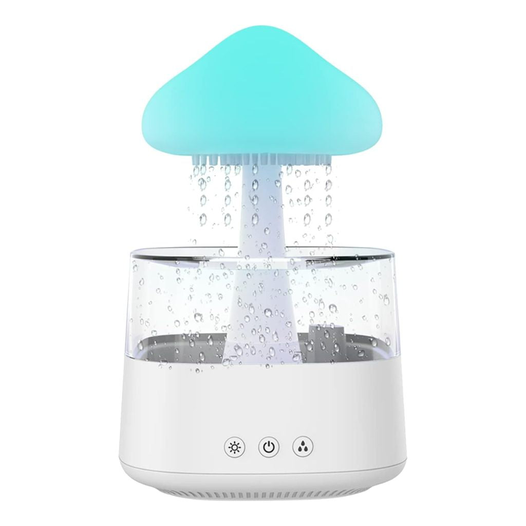 Diffuseur d'Huiles Essentielles Nuage Pluie 300ml et Bluetooth Speaker – معطر بشكل غيمة ممطرة و مكبر صوت بلوتوث
