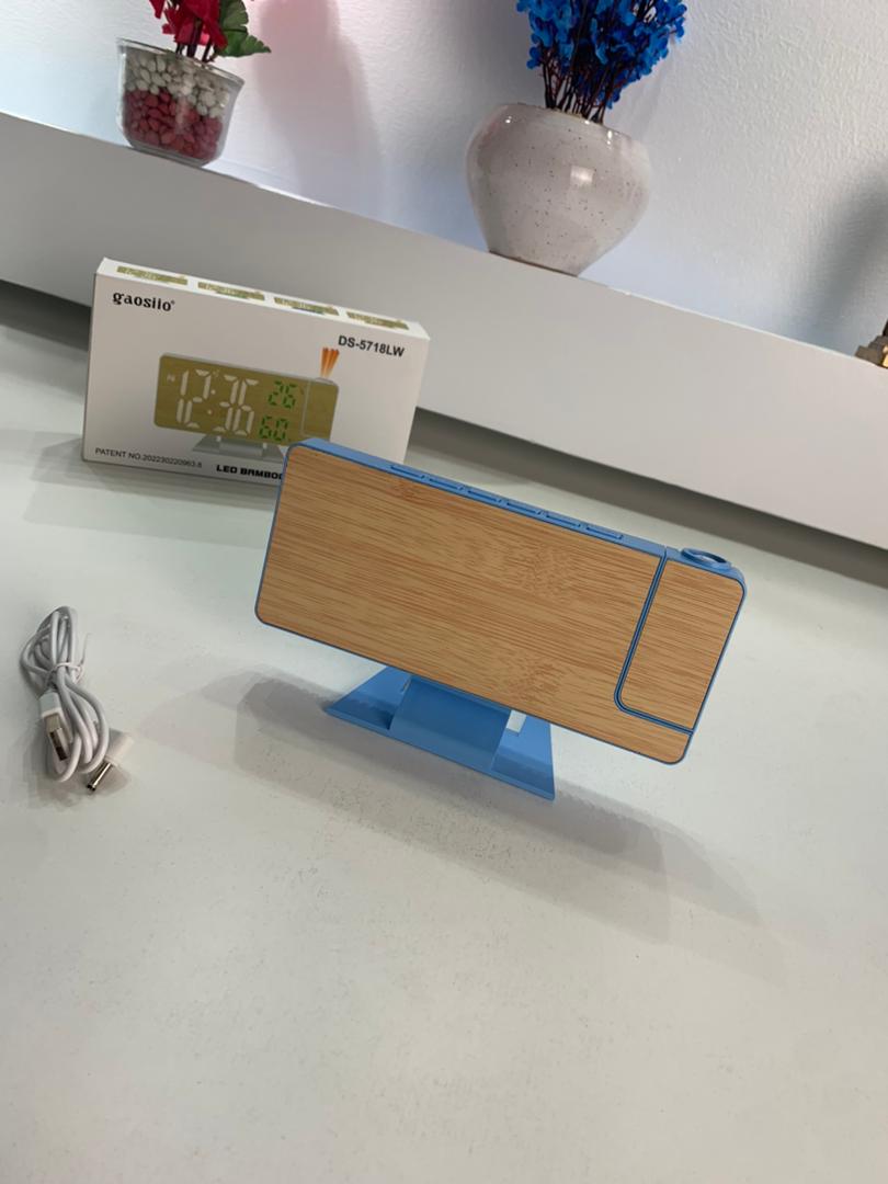 Horloge Numérique avec Projecteur LED – ساعة رقمية مع جهاز عرض