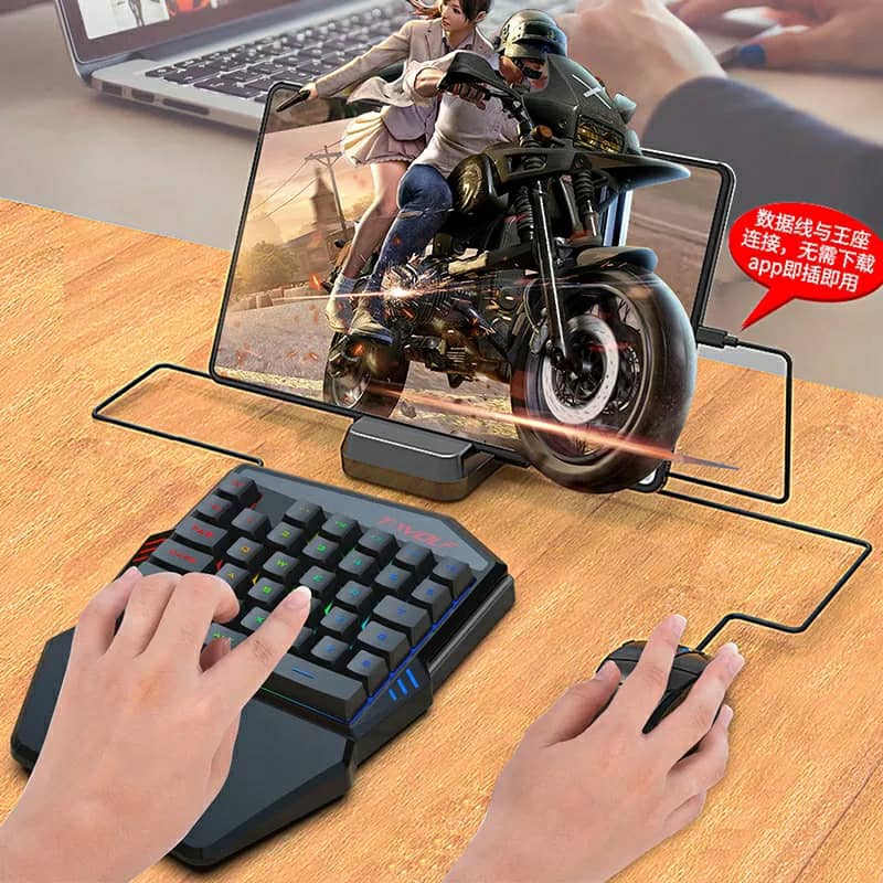 Mix Pro Clavier Souris 4en1 Pour smartphone Gaming PUBG-Fortnite