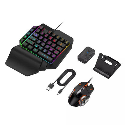 Mix Pro Clavier Souris 4en1 Pour smartphone Gaming PUBG-Fortnite
