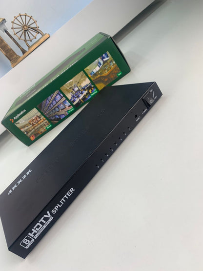 Répartiteur Vidéo HDMI 1x8 avec 8 Ports Compatible 4K – HDMI X8 موزع