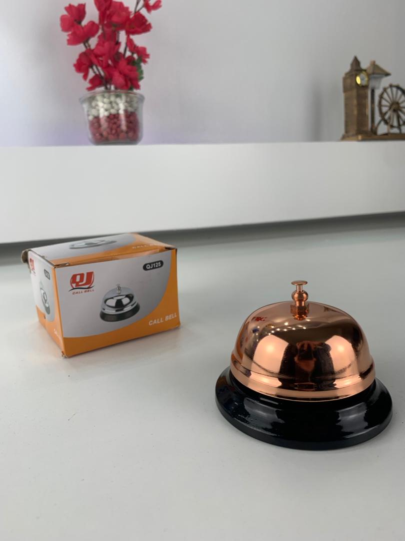 Mini Sonnette d'Appel en Métal Antirouille pour Bureau – جرس نداء معدني صغير مقاوم للصدأ للمكتب