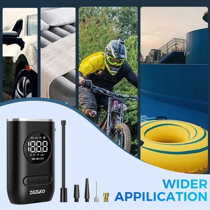 Compresseur d'Air Portable 150 PSI avec Lampe LED – منفاخ هواء محمول مع إضاءة