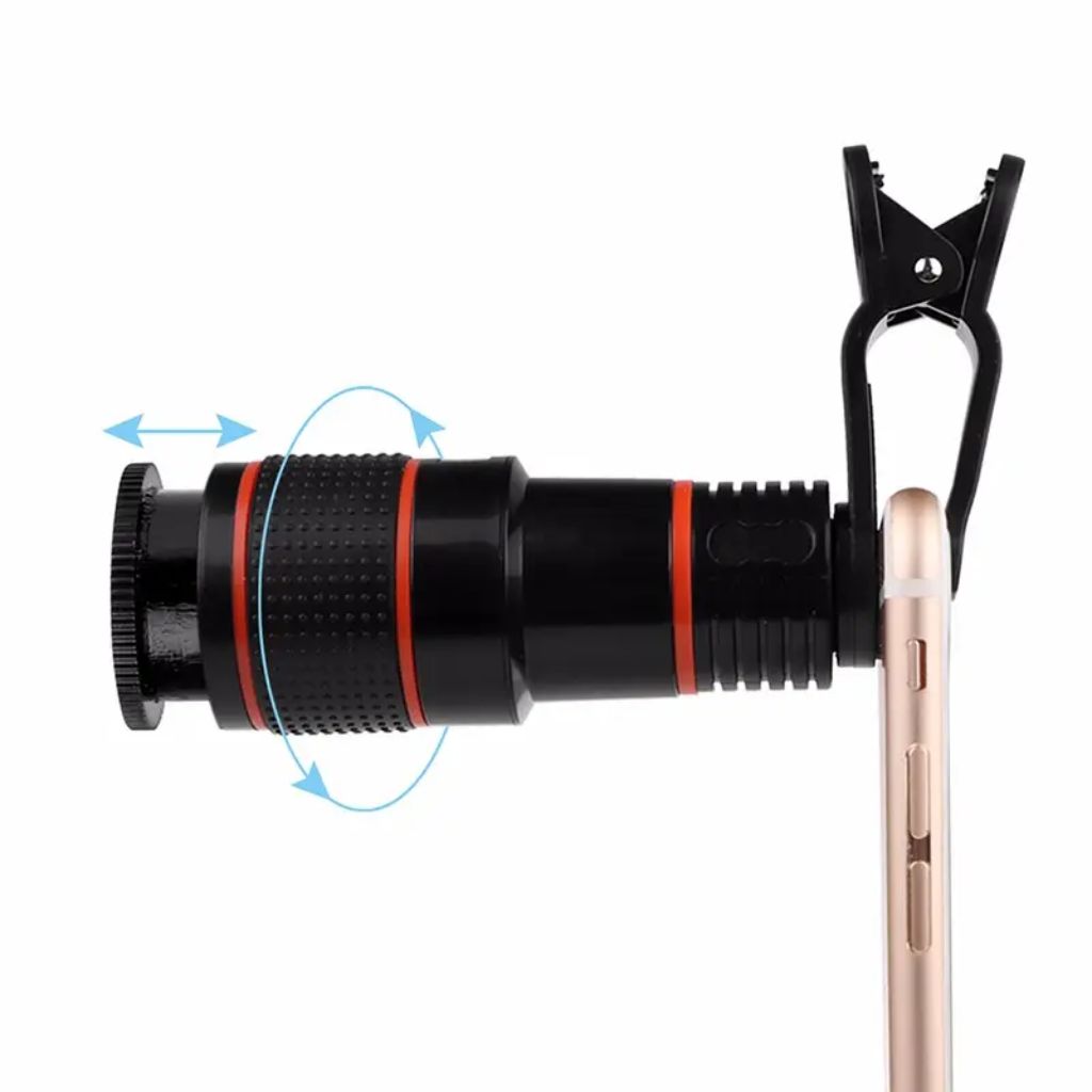 Objectif de Caméra Universel Clip-on pour Smartphone avec Zoom 14x – عدسة كاميرا هاتف الذكي