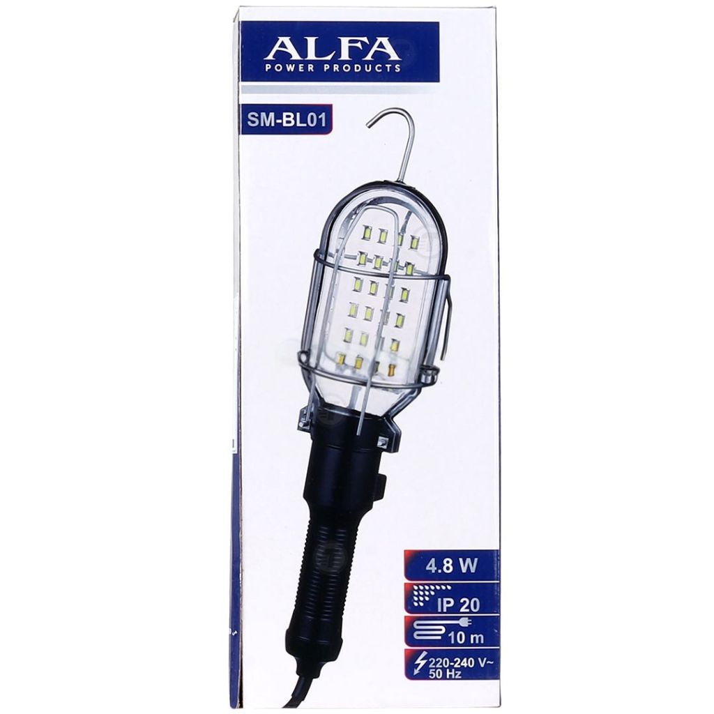 Baladeuse LED 10m ALFA – مصباح محمول كابل بطول 10 أمتار