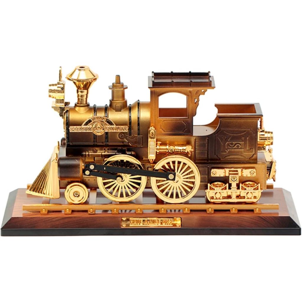 Boîte à Musique Locomotive Mobile en Bronze – علبة موسيقى قاطرة متحركة