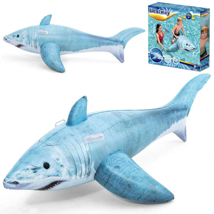 Bouée Requin Gonflable Pour Enfants 183 X 102 Cm Bestway 41405