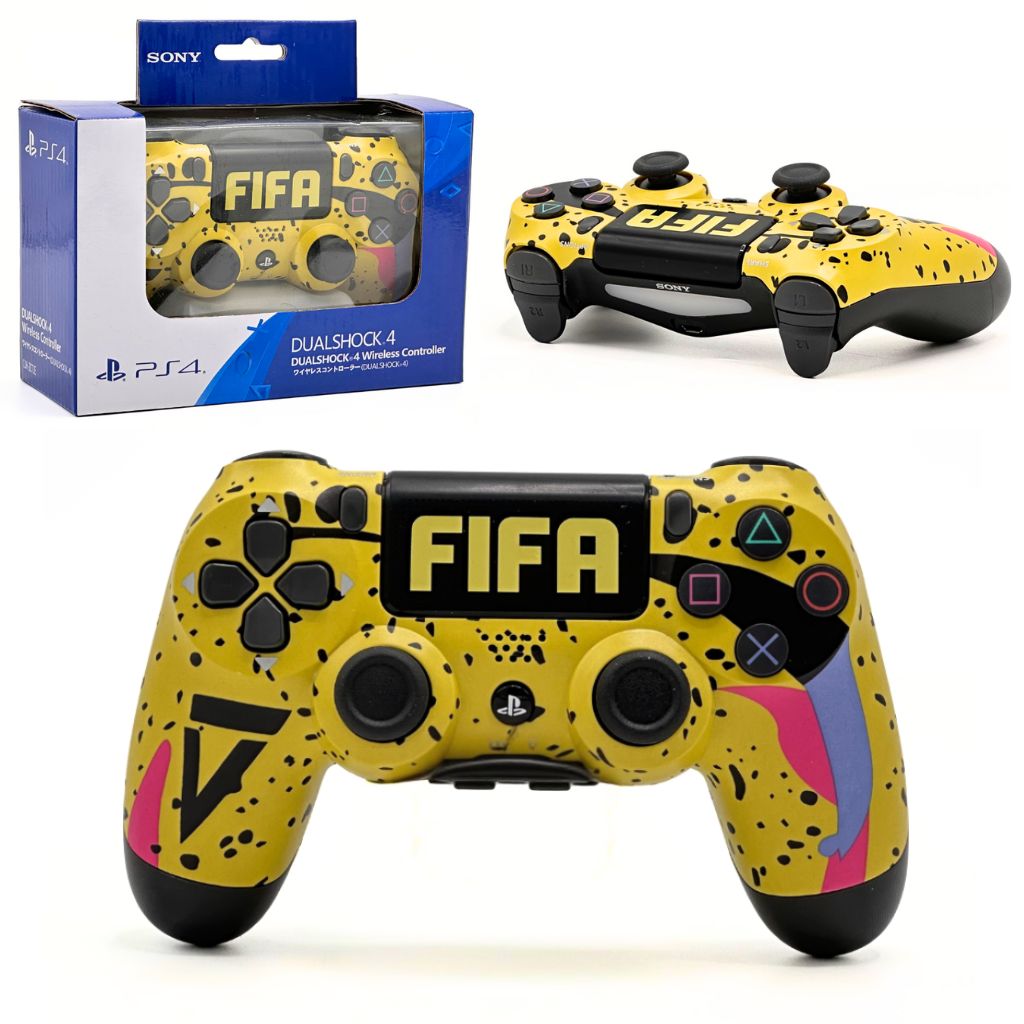 SONY DualShock Manette PS4 Sans Fil, Batterie Rechargeable (High Copy) – Limited Edition FIFA