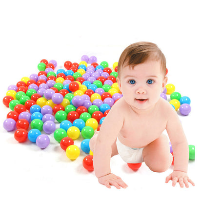 Sac de 50 balles De Jeux multicolore avec Diamètre 75 Mm