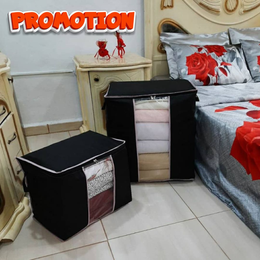 Pack 2 Sac rangement pour couette et oreiller – حقائب تخزين الأغطية و الوسادات