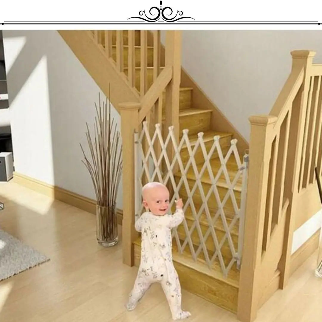 Barrière de sécurité pliable en bois pour Enfant - حاجز حماية للأطفال متعدد الإستعمالات