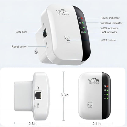 Amplificateur de Signal WiFi 300 Mbps – مقوي إشارة الواي فاي