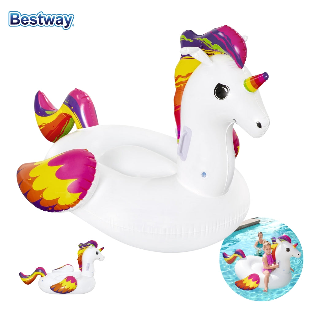 Bouée Gonflable Motif Licorne Pour Enfants 150 x 117 cm Bestway 41114