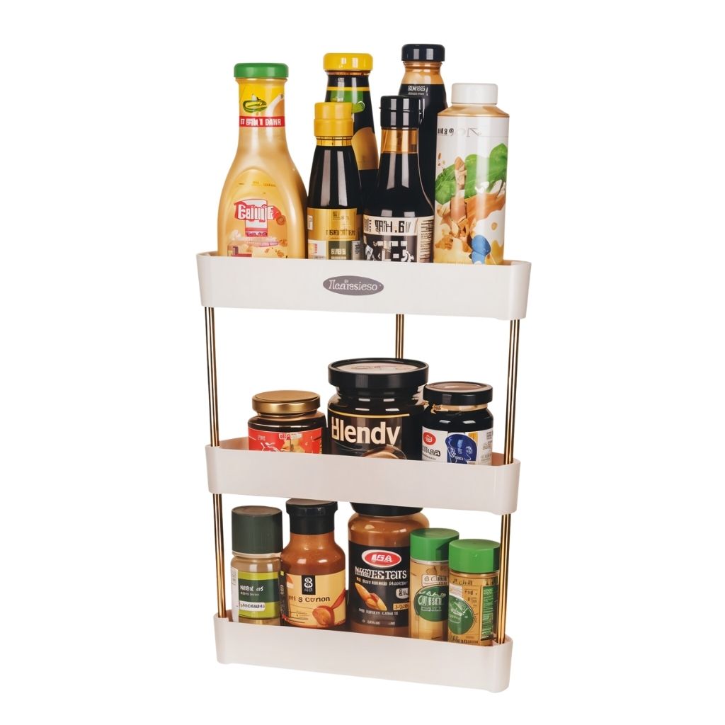 Étagère d'Angle de Rangement Multifonctionnelle 3 Tier – رف زاوية للتخزين متعدد الوظائف