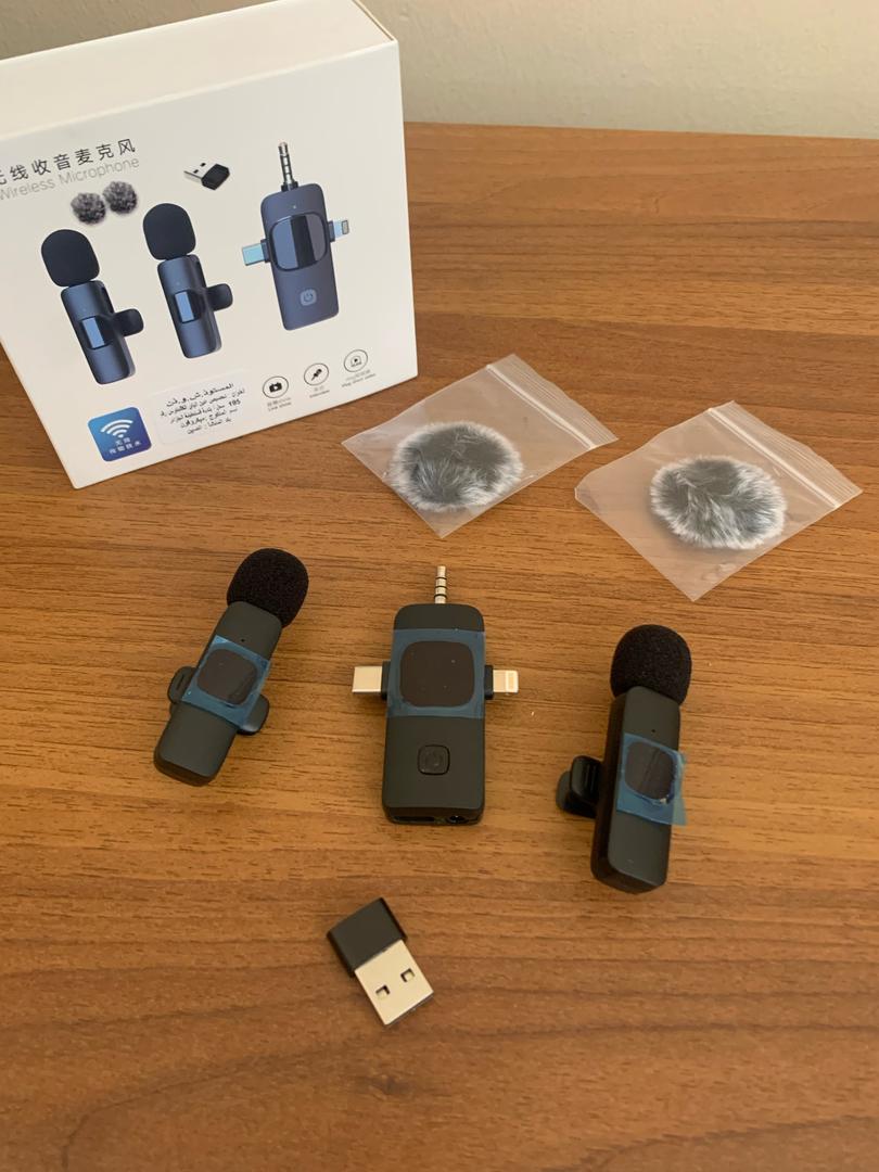 Microphone cravate sans fil 3 en 1 Plug and Play avec puce de réduction du bruit – ميكروفون لاسلكي