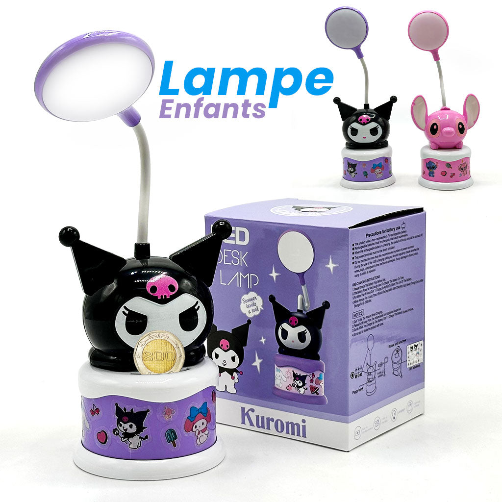 Lampe de table 2en1 avec tirelire intégrée – مصباح وحصالة أطفال