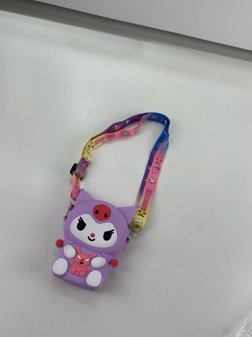 Mini Sac à Bandoulière Kuromi – Accessoire Kawaii pour Enfants et Fans de Manga