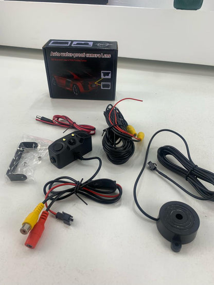 Kit de caméra de recule avec double capteur de de stationnement – كاميرة خلفية مع رادارات خلفية