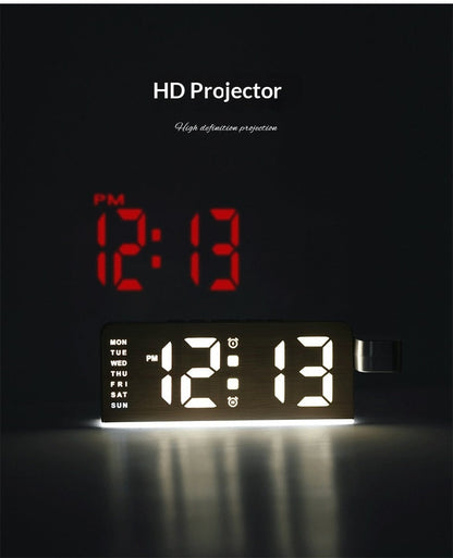 Horloge Numérique LED avec Alarme et Calendrier GH-9019 - ساعة رقمية مع منبه وتقويم