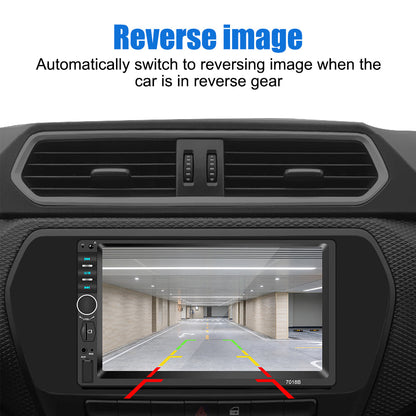 DVD Mp5 Auto-radio écran tactile 7 Pouce Bleutooth. USB AUX .CARD SD. Standard