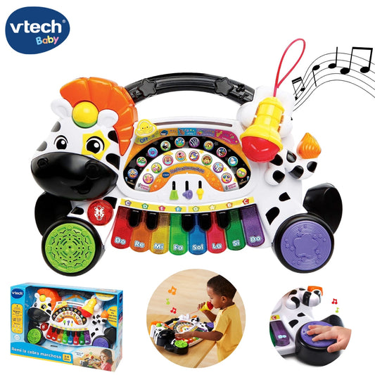 VTech-Piano Apprend Musique Notes et Instruments avec Clavier Interactif