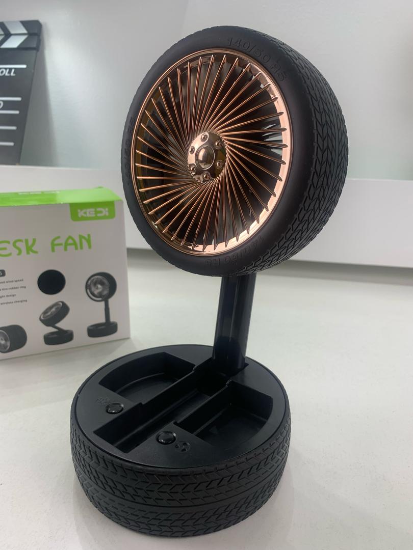 Ventilateur Pliable et Portable Forme Roue Silencieux avec 3 Vitesse – مروحة محمولة
