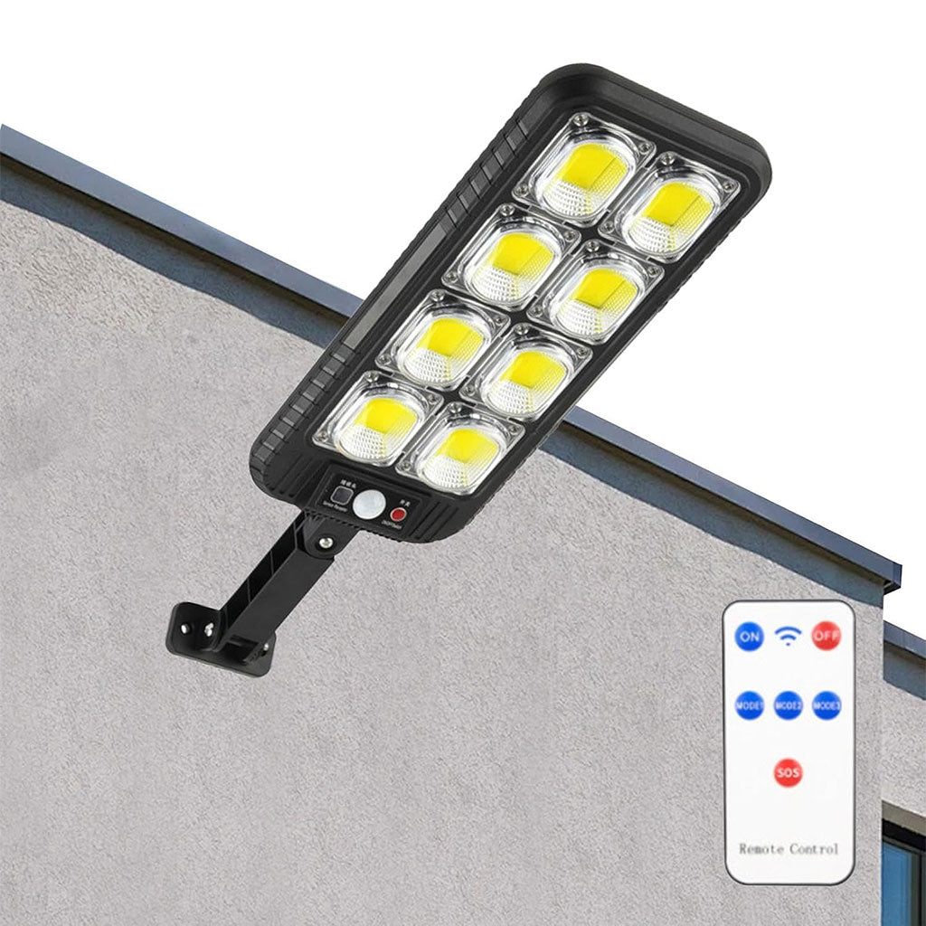 Lampadaires 144LED à énergie solaire étanche IP65 JX200 – مصباح خارجي يعمل بالطاقة الشمسية