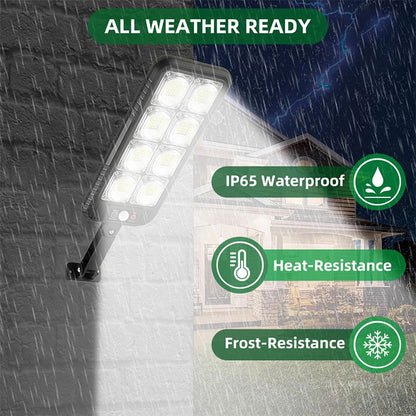 Lampadaires 144LED à énergie solaire étanche IP65 JX200 – مصباح خارجي يعمل بالطاقة الشمسية