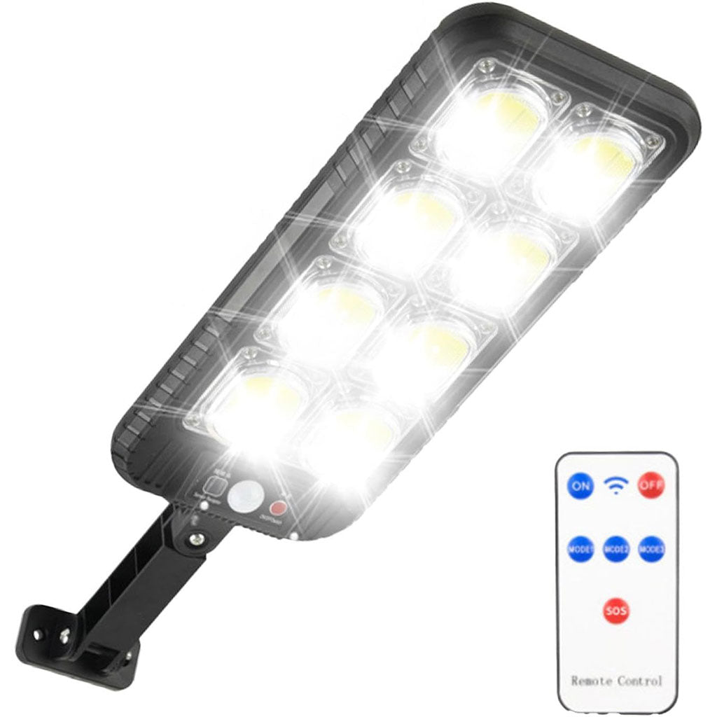 Lampadaires 144LED à énergie solaire étanche IP65 JX200 – مصباح خارجي يعمل بالطاقة الشمسية