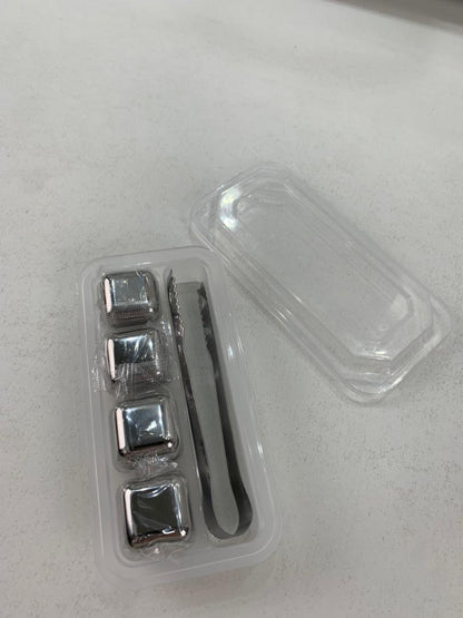 Pierres de glaçons réutilisables en acier inoxydable pour votre boisson – مكعبات الثلج للتبريد لمدة طويلة