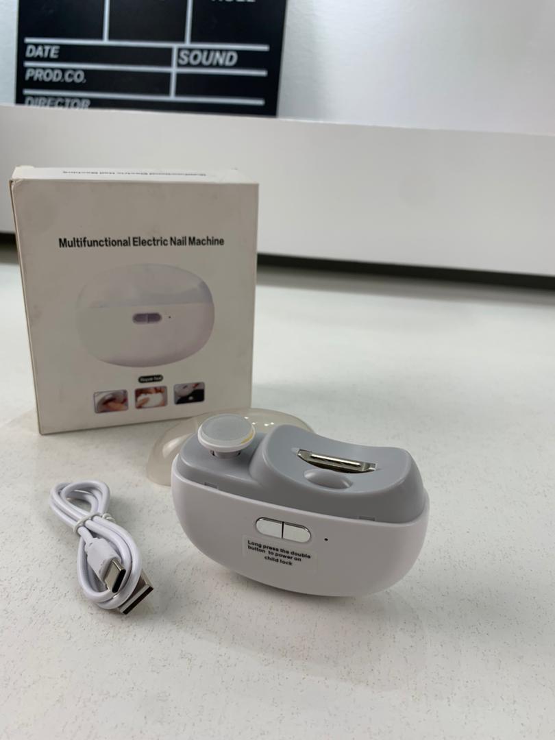 Coupe-ongles électrique 2 en 1 avec lumière LED – جهاز تقليم الأظافر للصغار والكبار