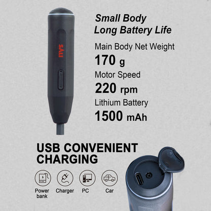 Tournevis Électrique Sans Fil SALI 39 en 1 Batterie Lithium 1200mAh – مفك براغي كهربائي