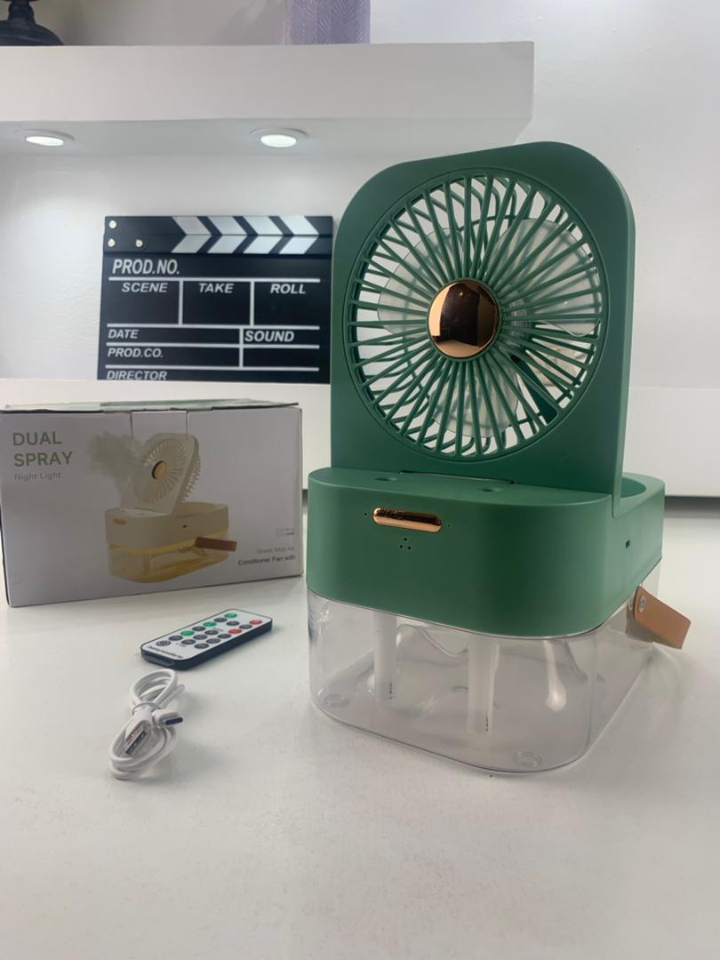 Ventilateur 3 Vitesses et Brumisateur avec Grand Réservoir – مروحة ومعطر جو 2في1