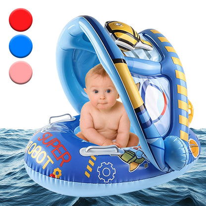 Bouée de natation gonflable pour bébé avec toit – عوامة أطفال مع مظلة