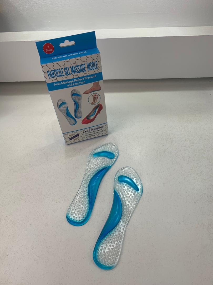 Semelle de massage en Gel pour correction des Pieds Plats – فرشة حذاء من السيليكون