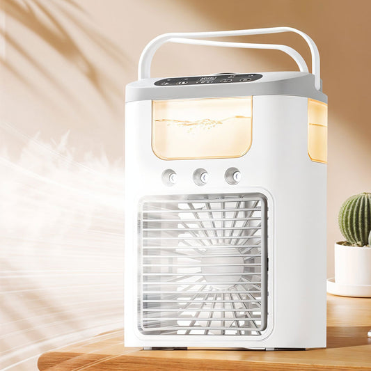 Climatiseur Portable et Refroidisseur d’air brumisateur – مبرد محمول ومعطر جو 2في1