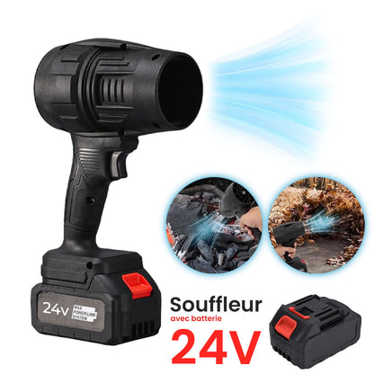 Souffleur à Jet Turbo Portable avec Batterie Lithium 24V- نافخ هواء جد قوي