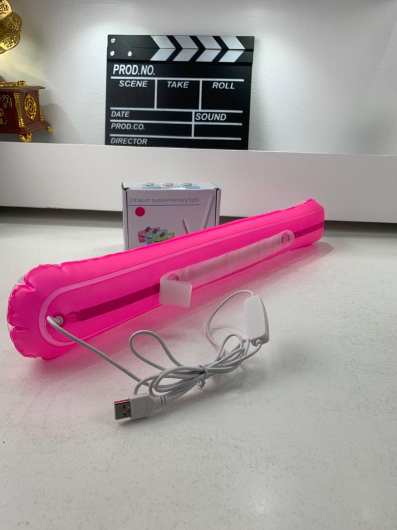 Tube LED Lumineux Gonflable 3000K-6500K facile à ranger – مصباح قابل للنفخ