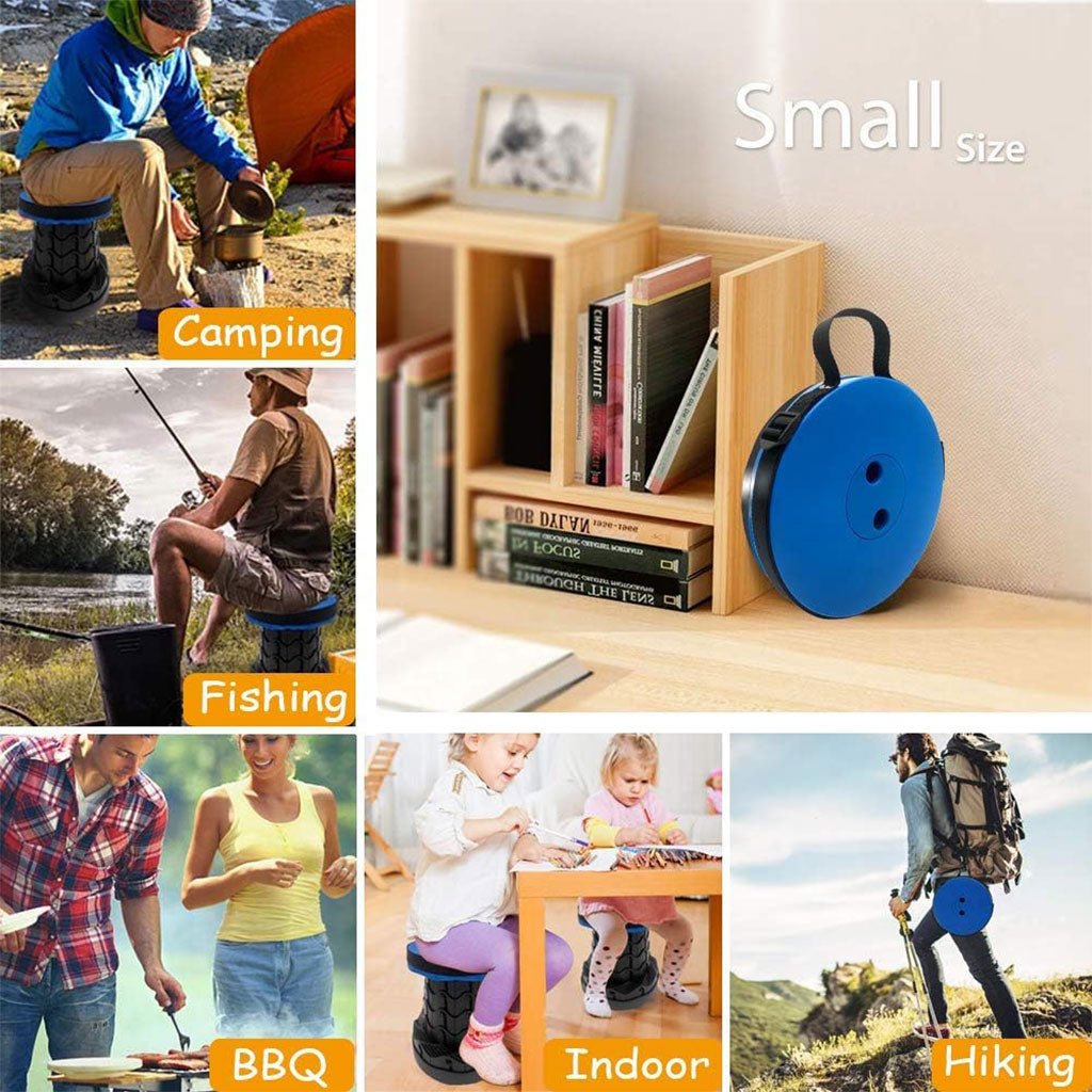 Tabouret Télescopique Portable pour Camping et Sorties – كرسي تليسكوبي محمول