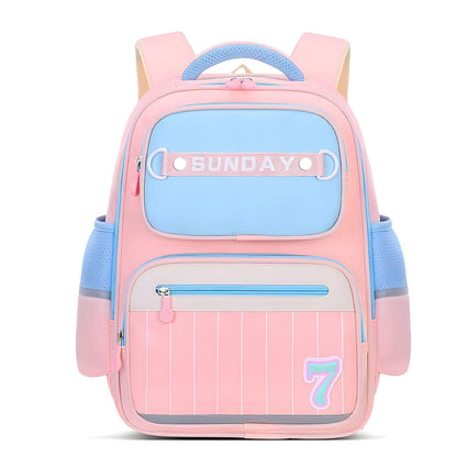 Sac à Dos Scolaire pour Enfants SUNDAY Rose – حقيبة ظهر مدرسية للأطفال وردي