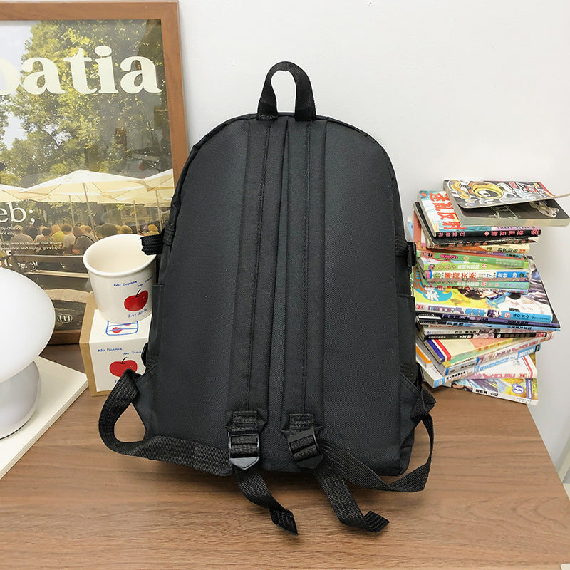 Ensemble de sacs d’école Kawai pour adolescents 4Pcs HAOLIDA V2 Noir – محفظة 4 قطع كاواي أسود