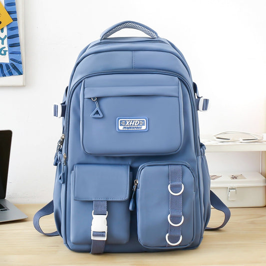 Sacs à dos d’école Style Décontracté XHD Bleu – حقيبة ظهر مدرسية أزرق
