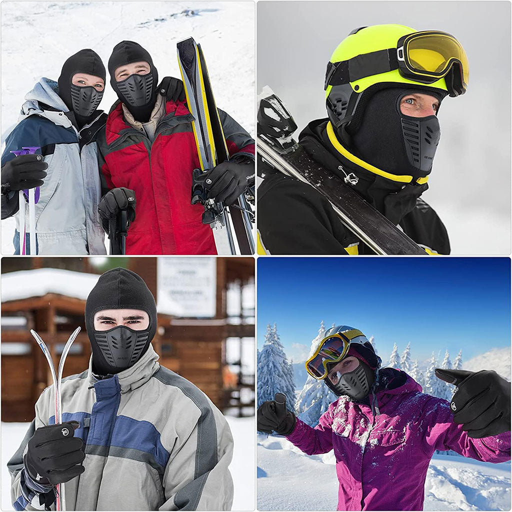 Pack Cagoule d’hiver Excefore avec gants thermiques pour écran tactile – طقم قناع وجه مع قفازات شتوية