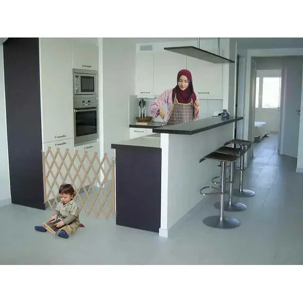 Barrière de sécurité pliable en bois pour Enfant - حاجز حماية للأطفال متعدد الإستعمالات