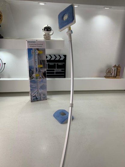 Outil de nettoyage de vitres à long manche télescopique – منظف زجاج خارجي