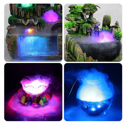 Brumisateur sous-marin Ultrasonique pour Fontaines avec 12LED – جهاز تشكيل الضباب