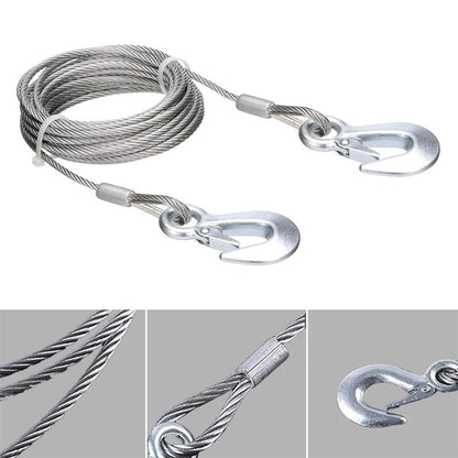 Cable de remorquage 5ton avec fil d’acier de qualité supérieure – كابل جر العربات