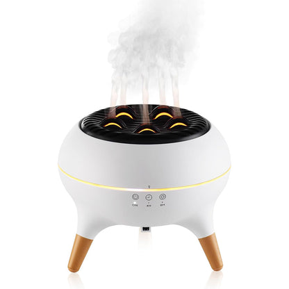 Diffuseur d’huiles essentielles ultrasonique 350 ml avec télécommande et lumières – جهاز تعطير الجو