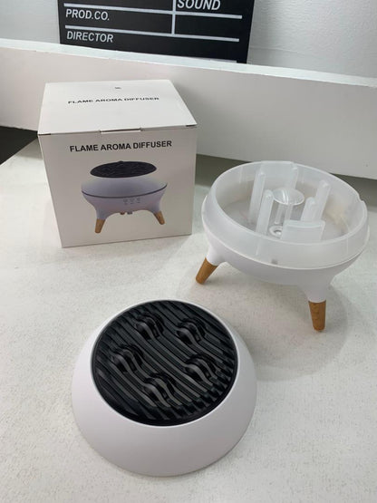 Diffuseur d’huiles essentielles ultrasonique 350 ml avec télécommande et lumières – جهاز تعطير الجو